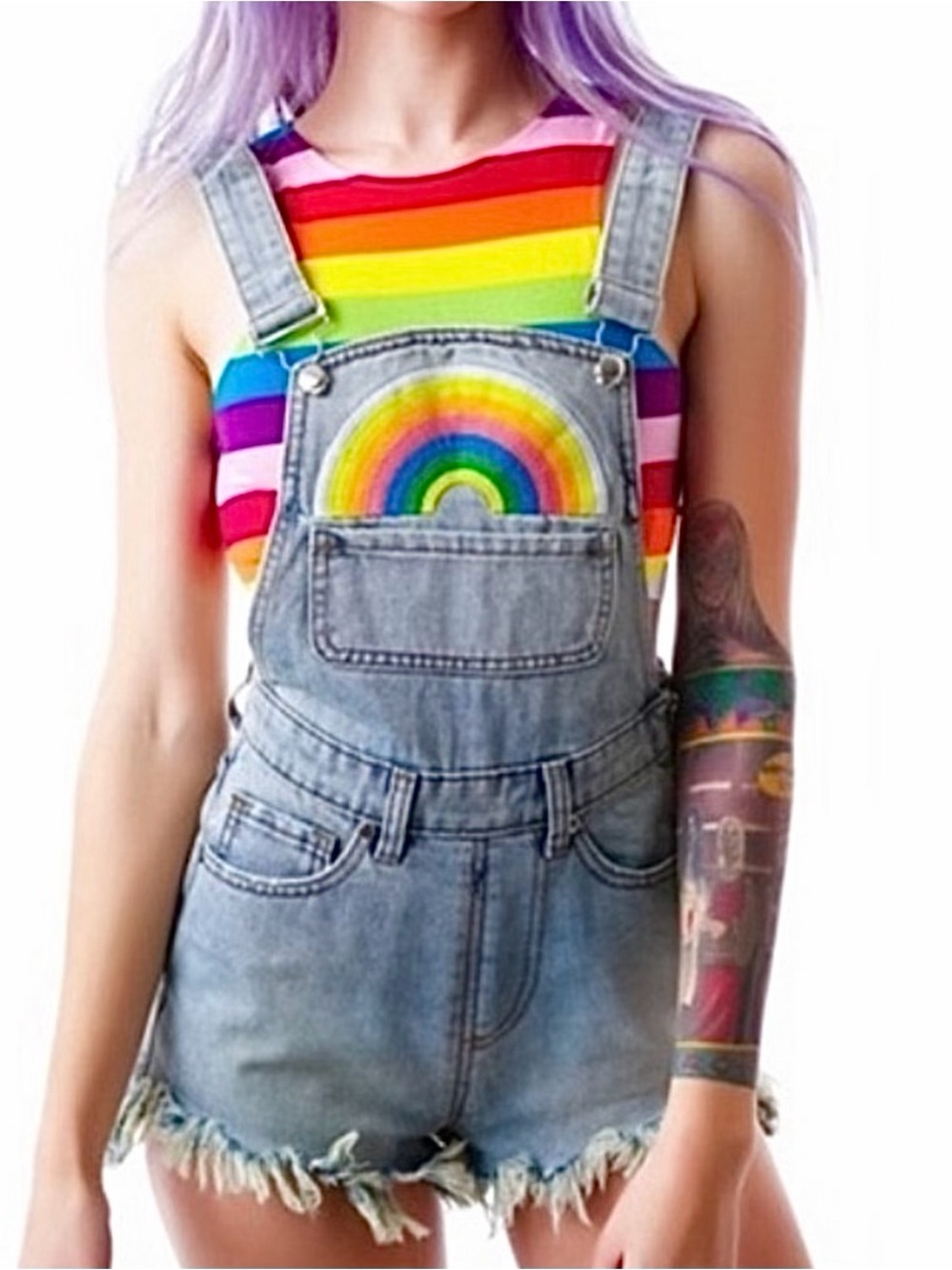🌈 UNIF Shortalls - Picture 9 of 9